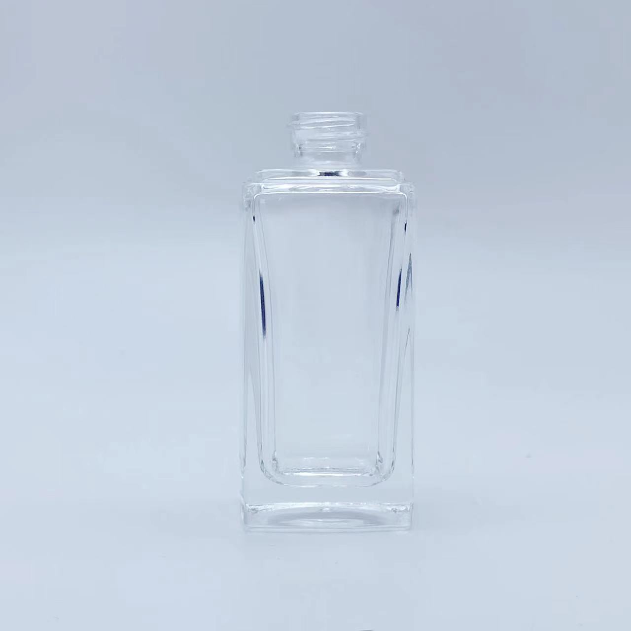 Flint Glass Square  Premium Perfume Bottle