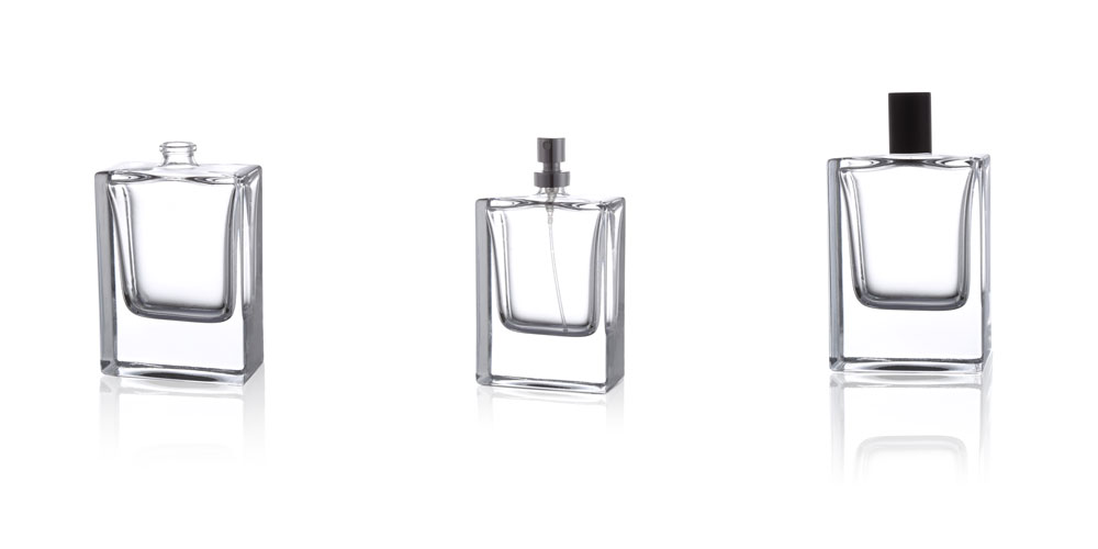 Flat Squared Perfume Bottle