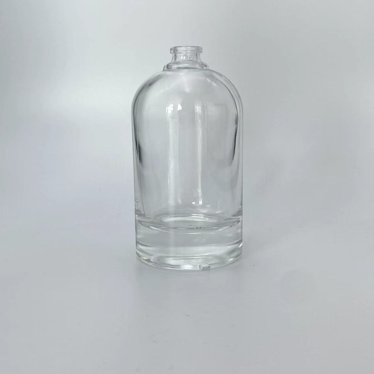 Glass Elegant Cylinder Perfume Bottle