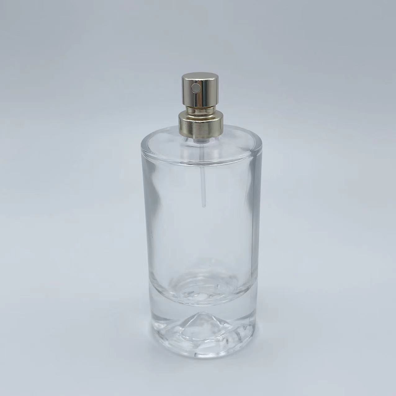 Flint Glass Round Perfume Bottle