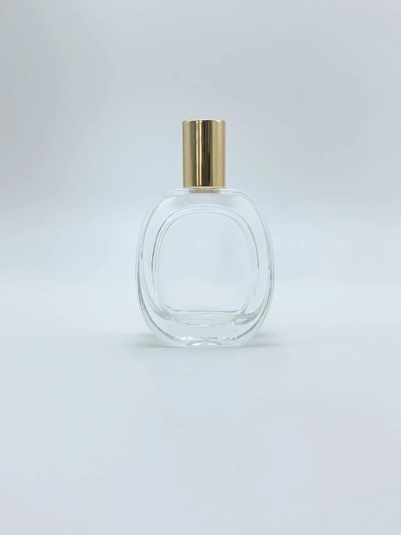 Scent bottle packaging Elegant glass vial Stylish perfume flask