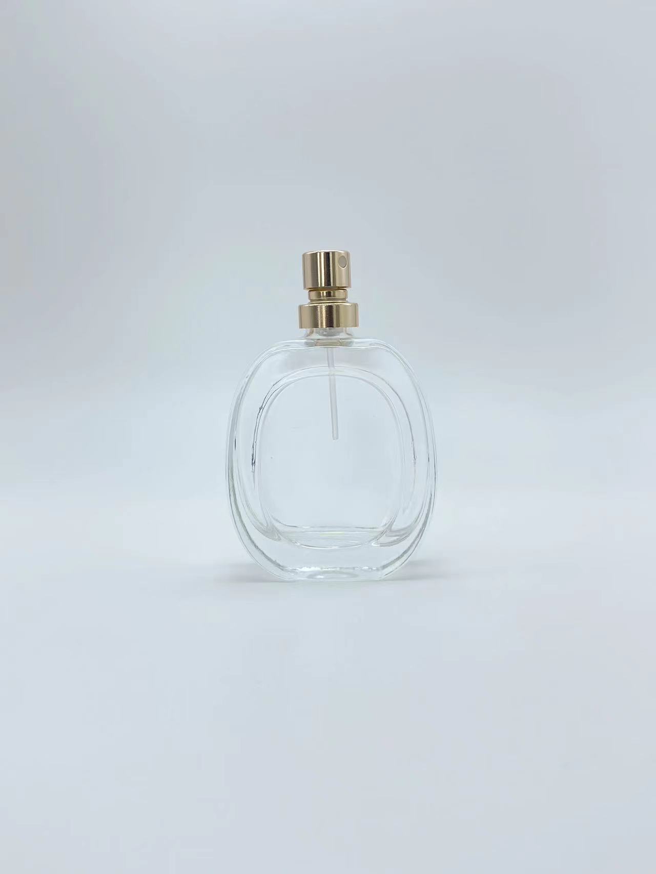 Scent bottle packaging Elegant glass vial Stylish perfume flask