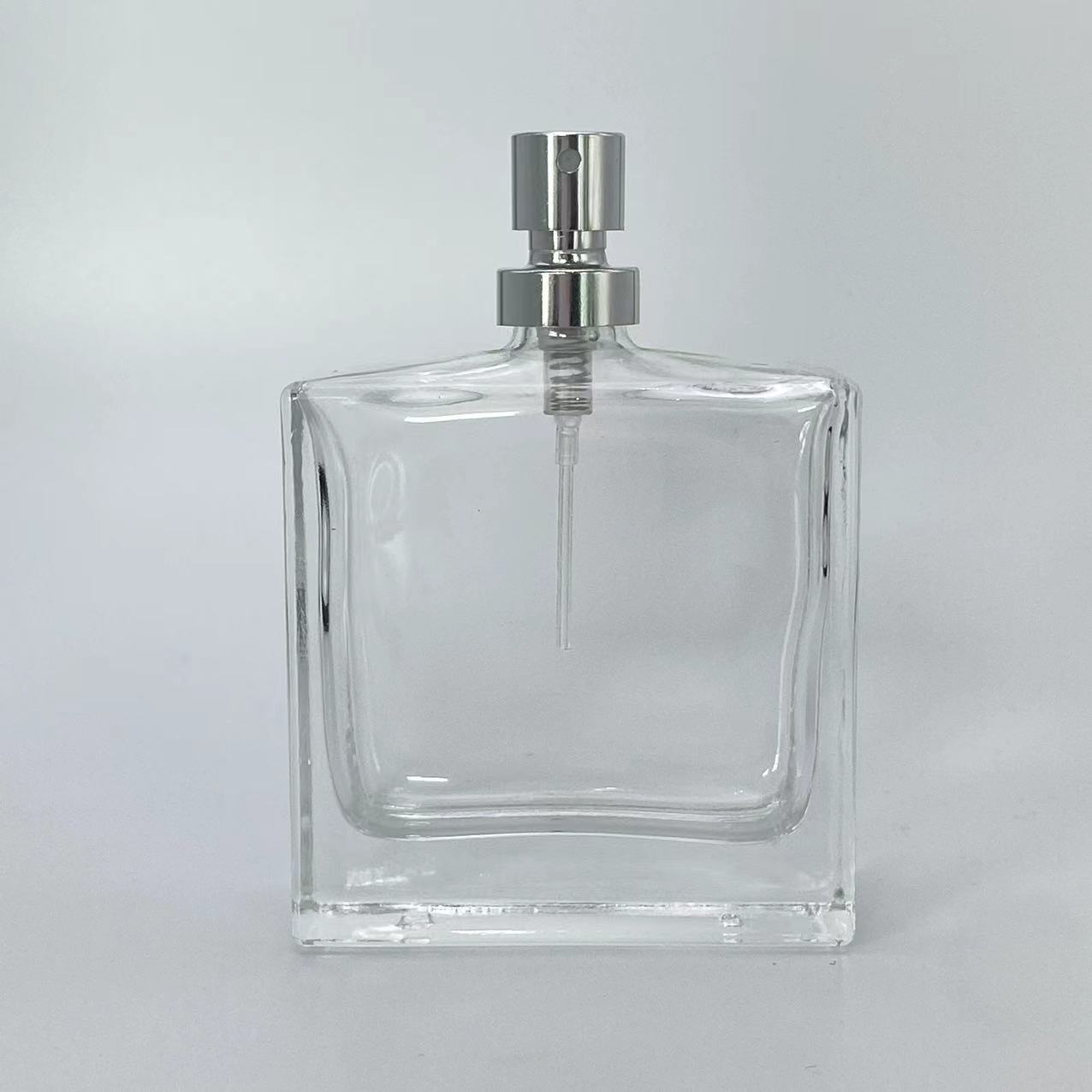 Medium Square Crystal Perfume Bottle