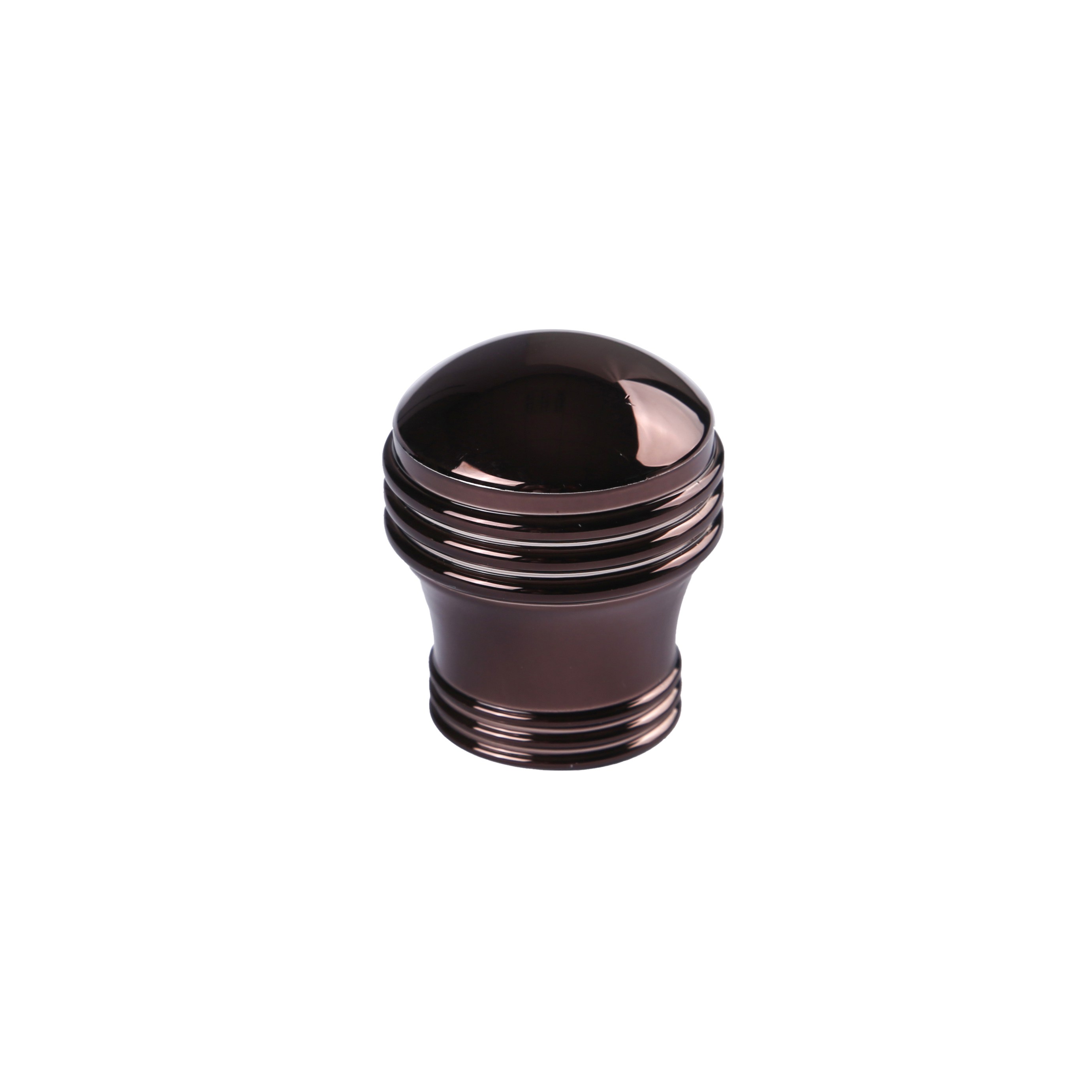 غطاء زجاجة عطر مخطط باللون الأسود